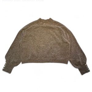Mi Ami for Francesca Brown Sweater, wool blend with balloon sleeves, Women’s XL